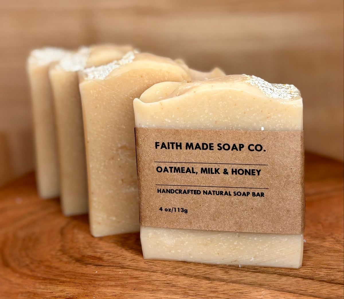 Oatmeal, Milk, and Honey Soap Bar
