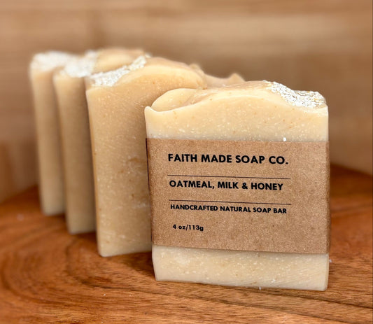 Oatmeal, Milk, and Honey Soap Bar